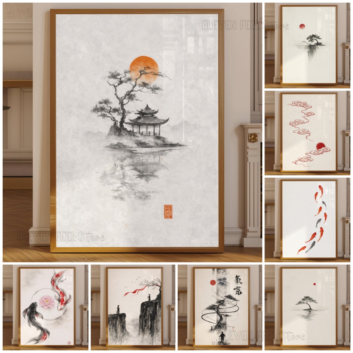 Japoński plakat z drzewem atra – Japanese Zen Lifestyle recenzja i cena