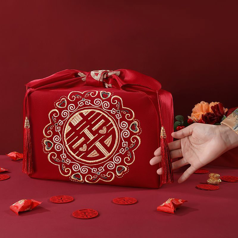 Chińska czerwona chustka furos – Furoshiki Wrap Cloth recenzja i cena