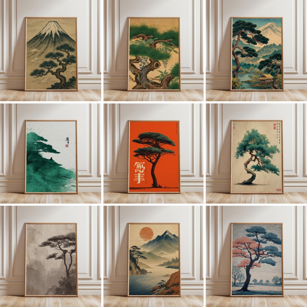 Plakat z górą Fudżi, japoński  – Japanese Zen Lifestyle recenzja i cena