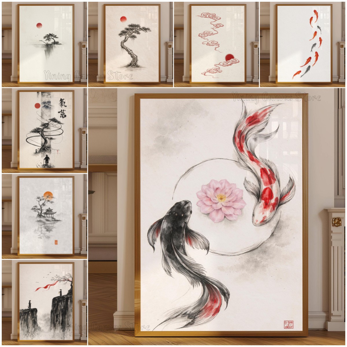 Japoński plakat z krajobrazem  – Japanese Zen Lifestyle recenzja i cena